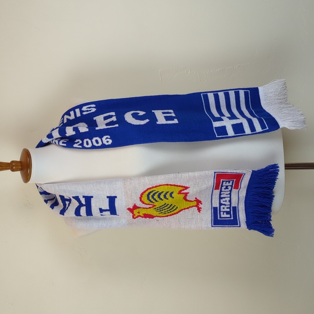 France vs. Greece Soccer Scarf